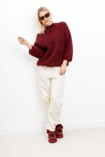 Sweter Evaldo – Bordo, UNI