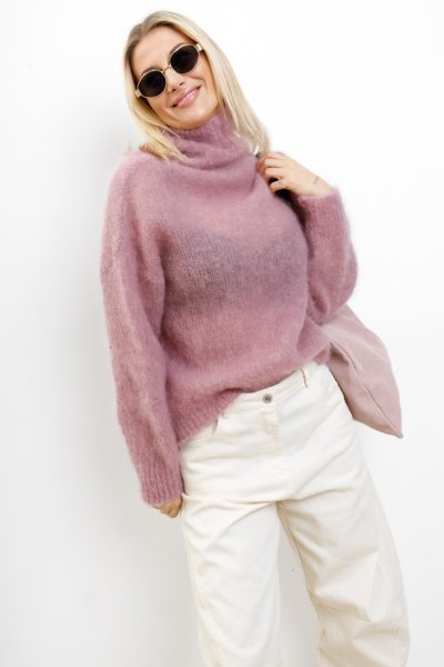 Sweter Renza – Brudny róż, UNI