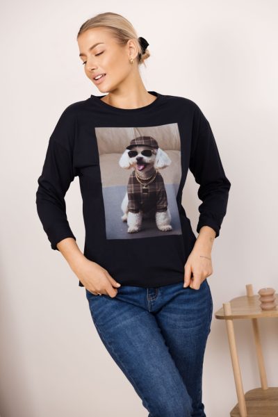 Bluzka Dog – Granat, UNI