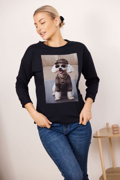 Bluzka Dog – Granat, UNI