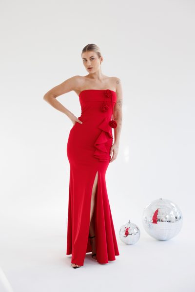 Sukienka Geraldina – Czerwony, UNI